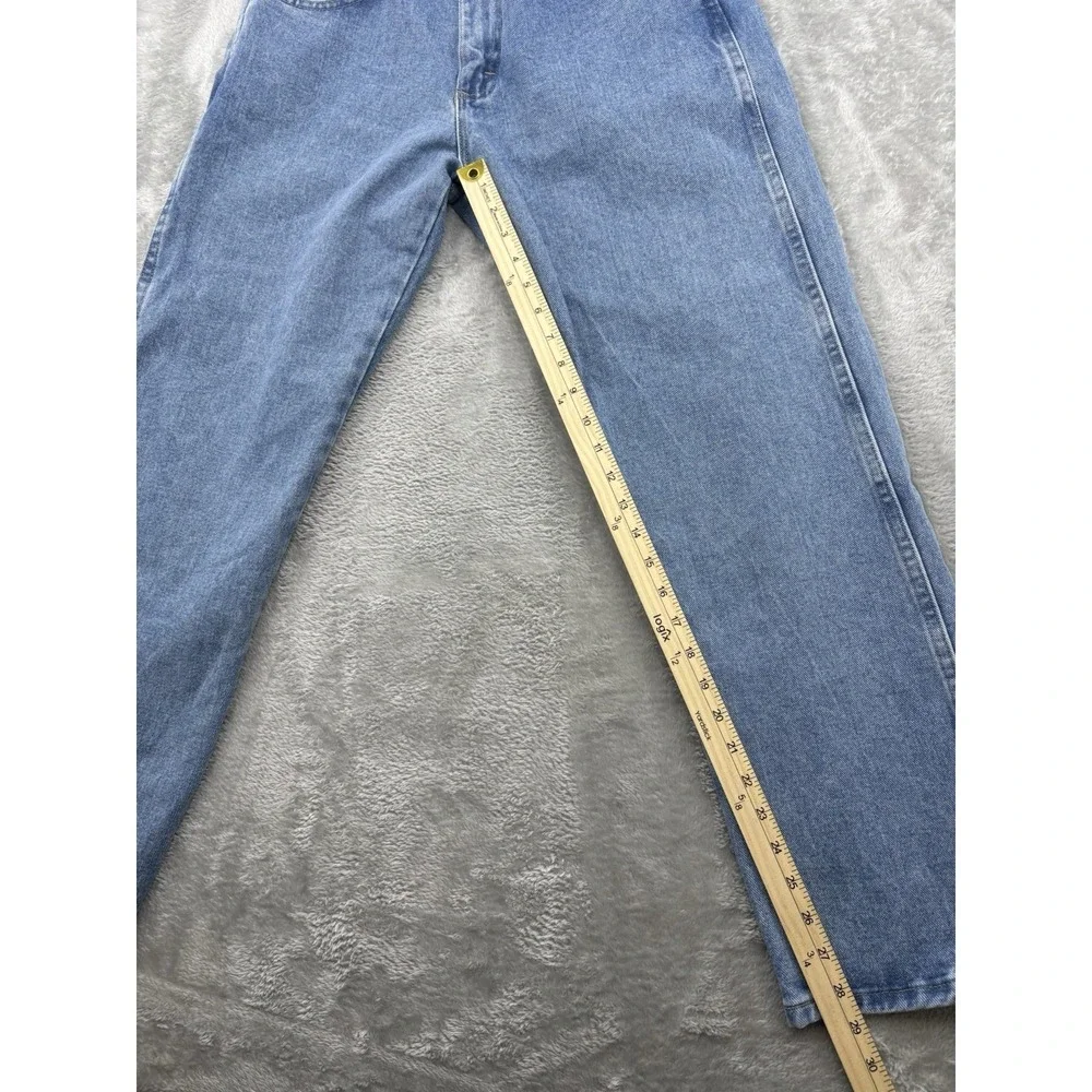 Wrangle Blues Men's 32x30 Relaxed Fit Blue Jeans Medium/Light Wash Outdoor Work